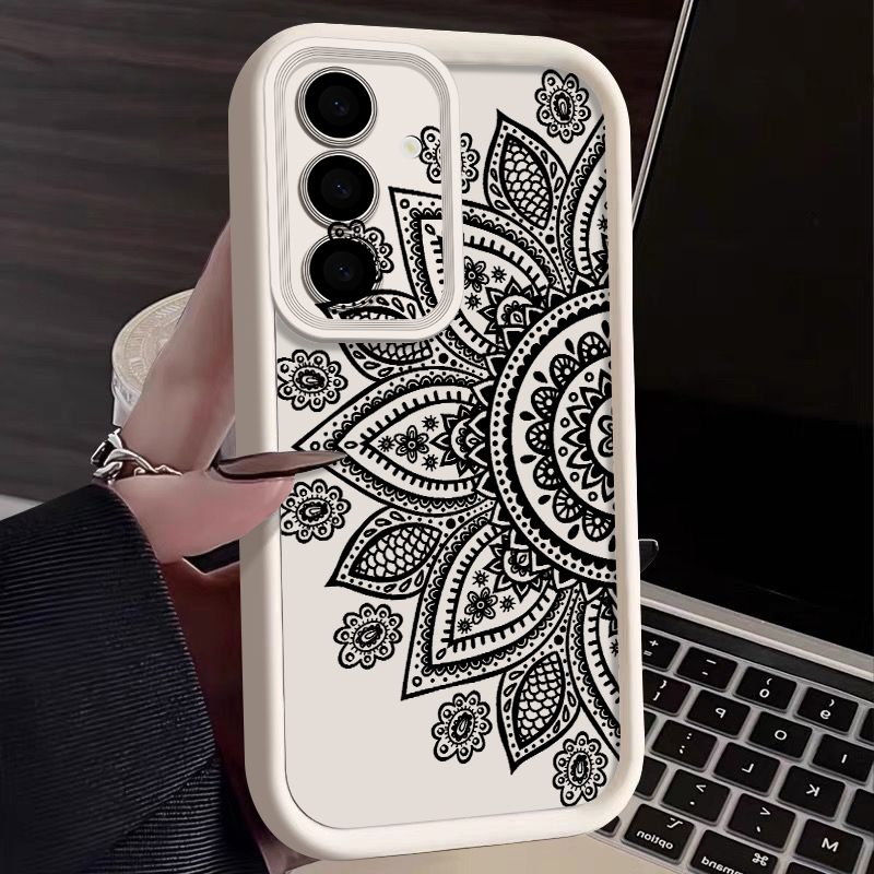 Retro Flower Totem Pattern Cas - Samsung Galaxy A55 review and price