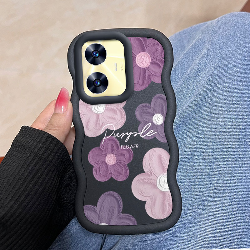 Realme C55 Pink and purple flo - Realme Note 50 review and price