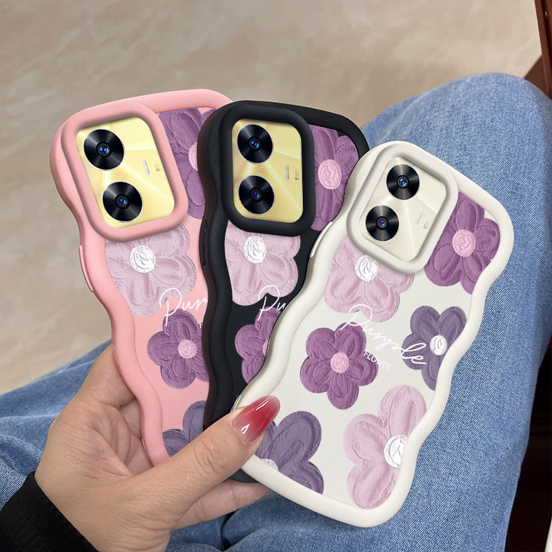 Realme C55 Pink and purple flo - Realme Note 50 review and price