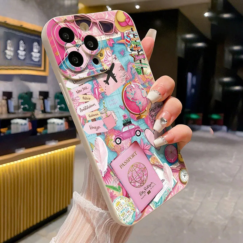 Travel Plane Printed Matte Ant - Apple Iphone 16 review and price