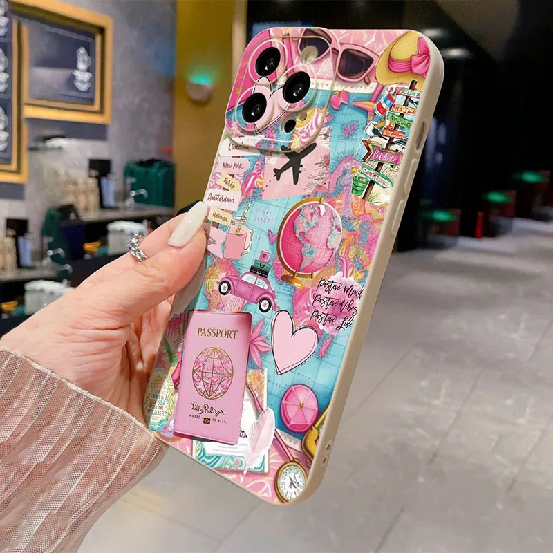 Travel Plane Printed Matte Ant - Apple Iphone 16 review and price