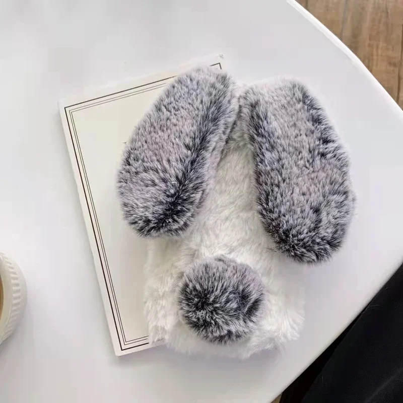 Plush Fur Rabbit Case For Real - Realme Note 50 review and price