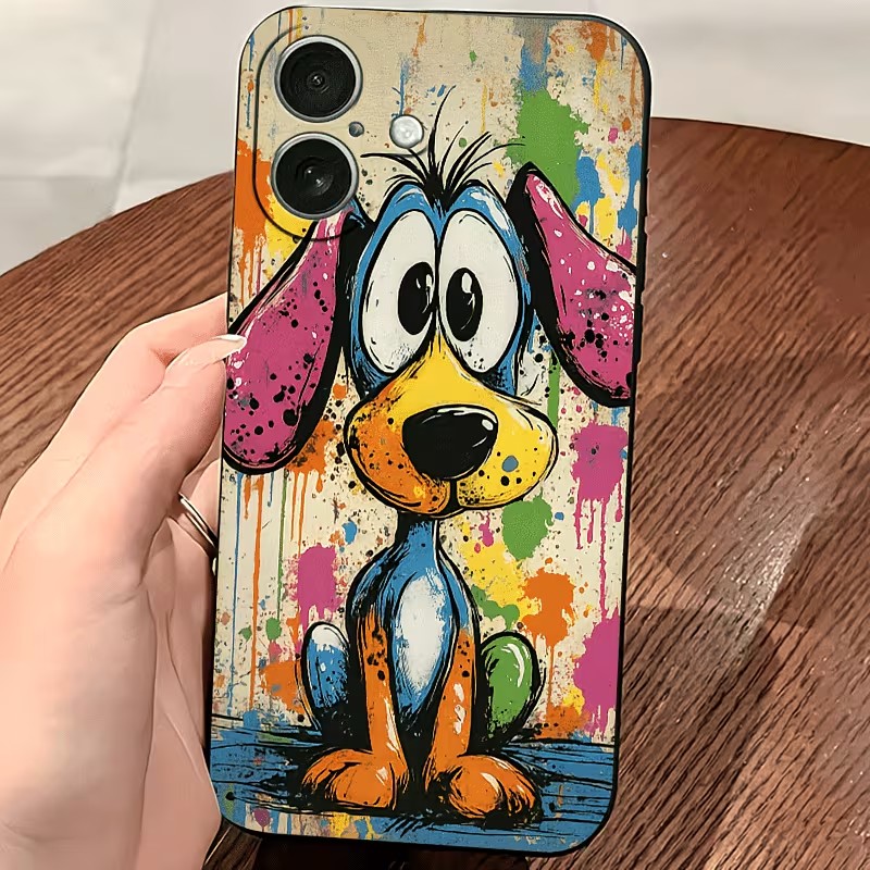 Graffiti Colored Puppy TPU Pho - Apple Iphone 16 review and price