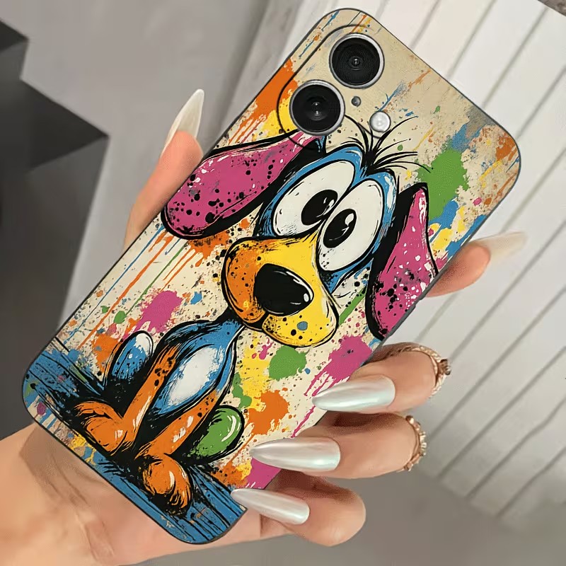 Graffiti Colored Puppy TPU Pho - Apple Iphone 16 review and price
