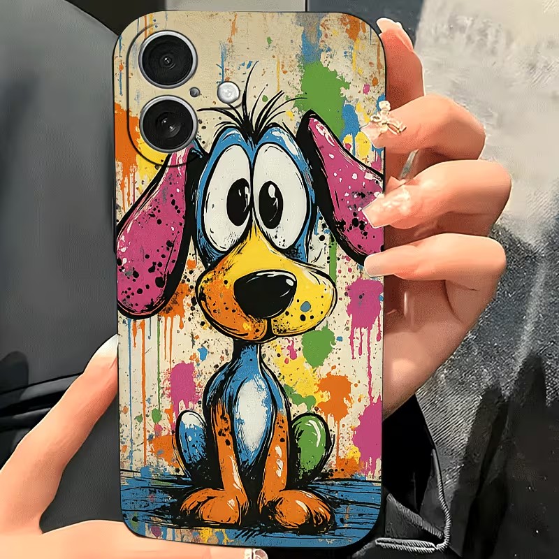 Graffiti Colored Puppy TPU Pho - Apple Iphone 16 review and price