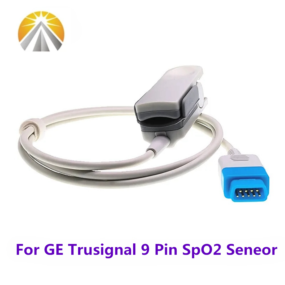 SPO2 Sensor 9 Pin For GE Datex - Breath Rate Monitor review and price