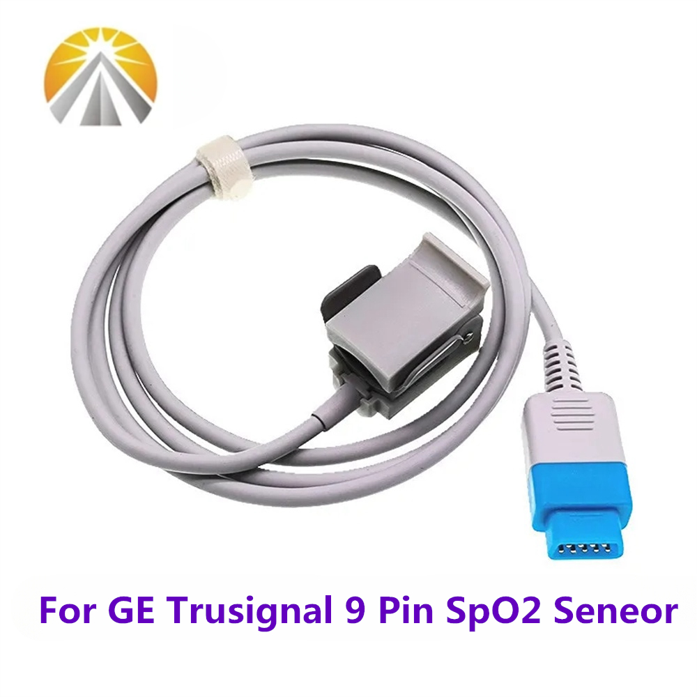 SPO2 Sensor 9 Pin For GE Datex - Breath Rate Monitor review and price