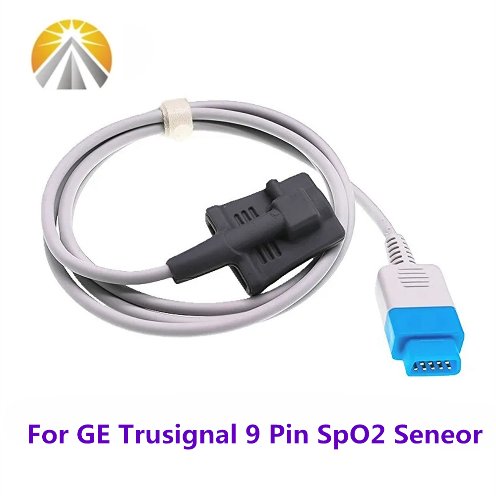 SPO2 Sensor 9 Pin For GE Datex - Breath Rate Monitor review and price