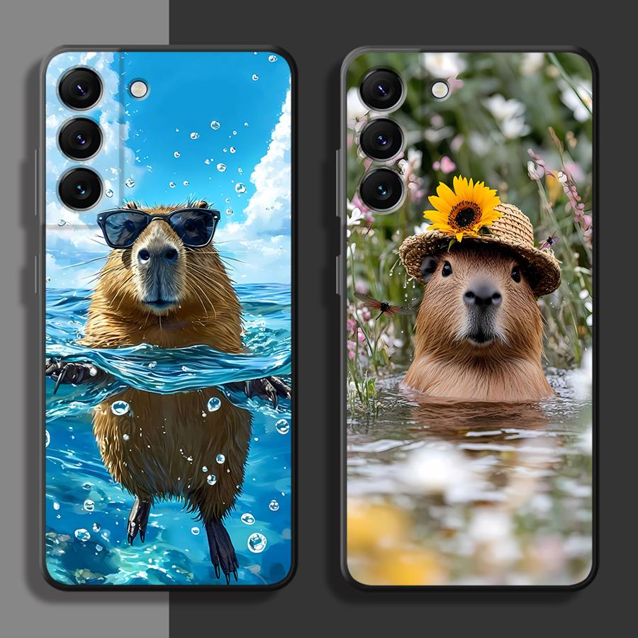 Vacation Capybara Case for Sam - Samsung Galaxy A55 review and price