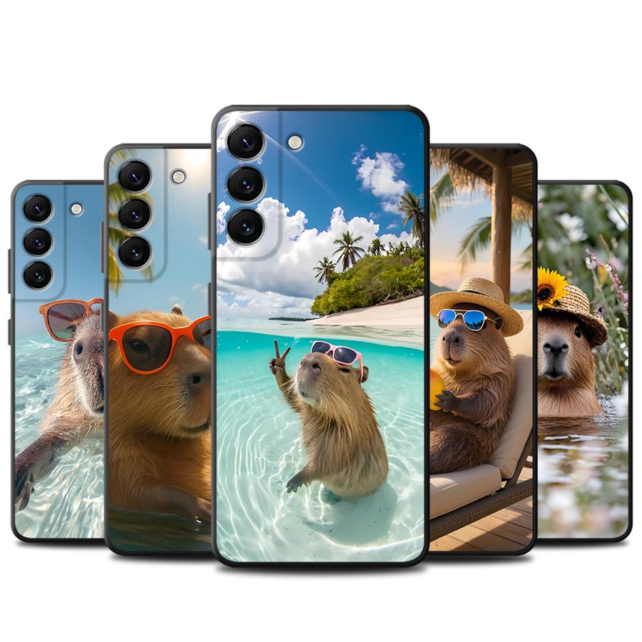 Vacation Capybara Case for Sam - Samsung Galaxy A55 review and price