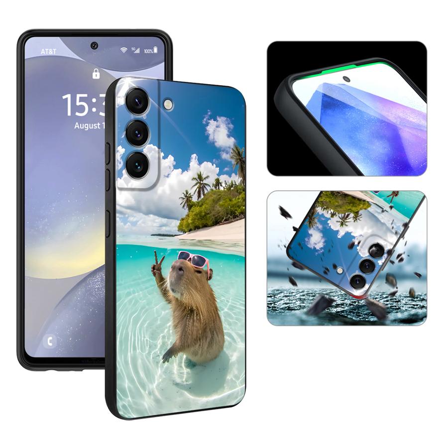 Vacation Capybara Case for Sam - Samsung Galaxy A55 review and price
