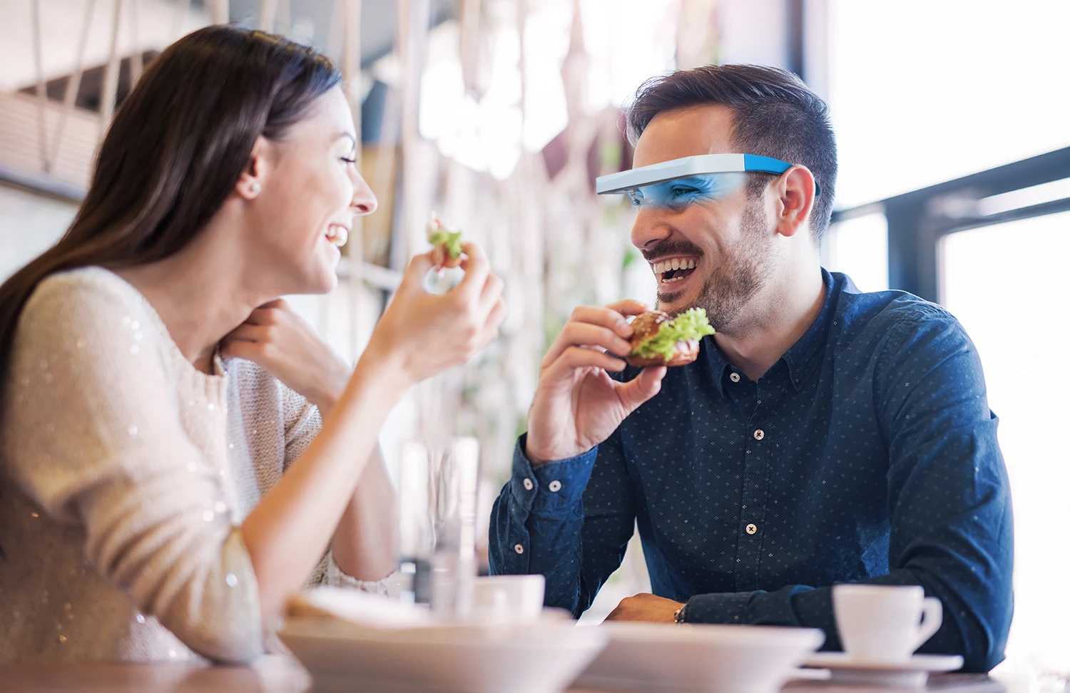 SAD Light Therapy Glasses Red  - Light Therapy Glasses review and price