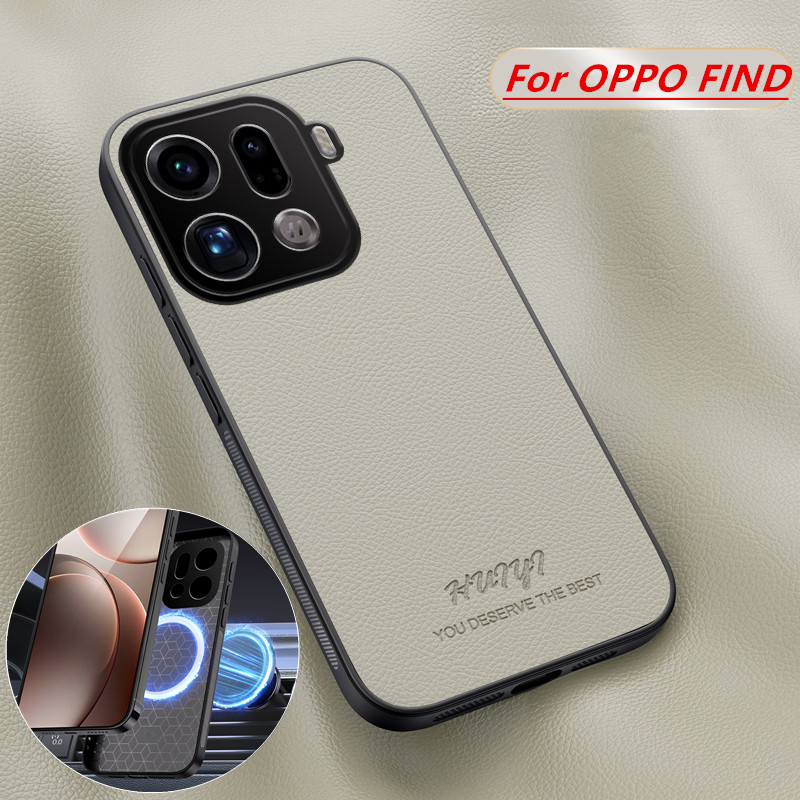 Luxury Built-in Magnet Leather - Oppo Find X8 review and price
