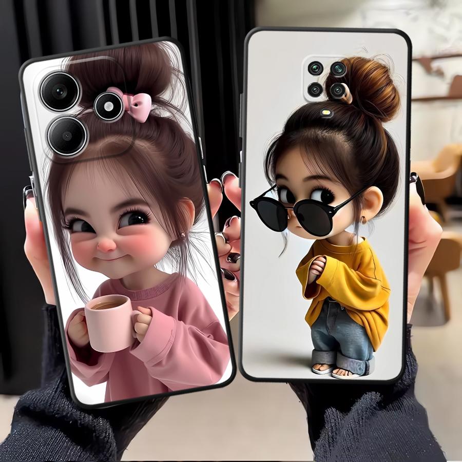 Cartoon Girl Pattern Funda Pho - Xiaomi Redmi Note 14 review and price