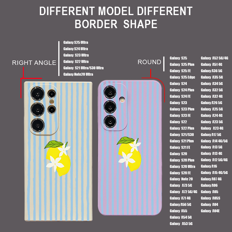 Stripe Lemon Print TPU Phone C - Samsung Galaxy A55 review and price