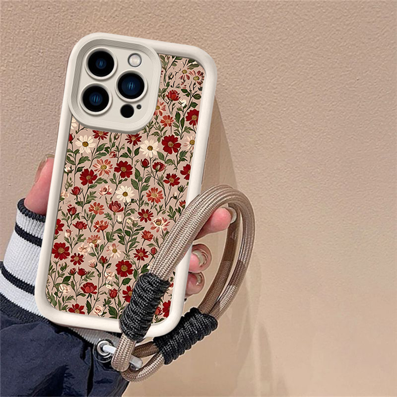 Flower Chain Lanyard Case For  - Vivo Y28 review and price