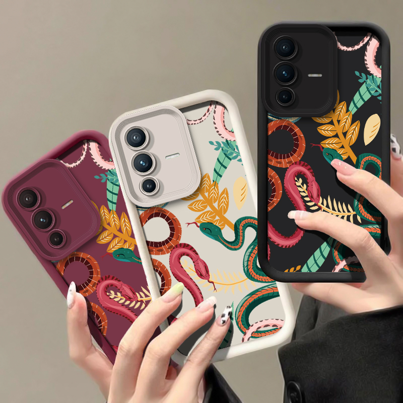 Luxury Snake Print Phone Case  - Vivo V40 review and price