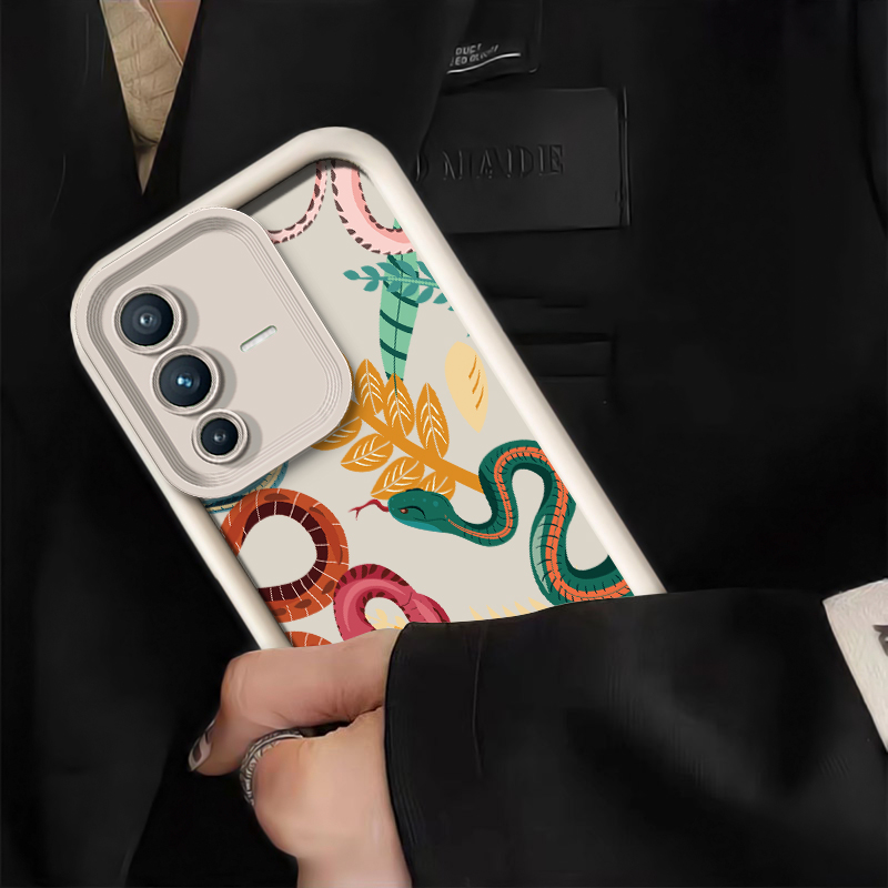 Luxury Snake Print Phone Case  - Vivo V40 review and price