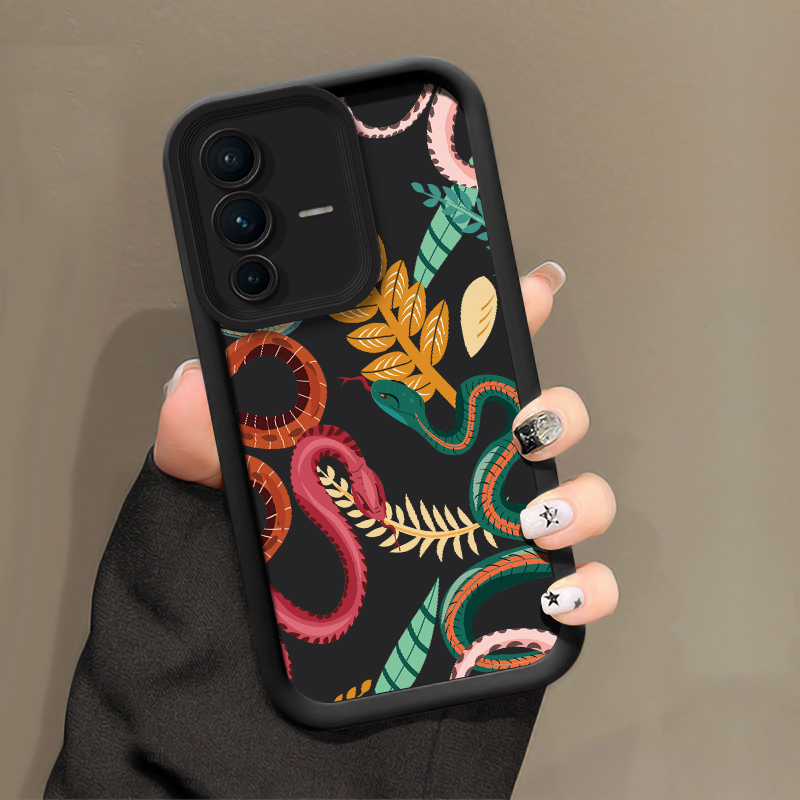 Luxury Snake Print Phone Case  - Vivo V40 review and price