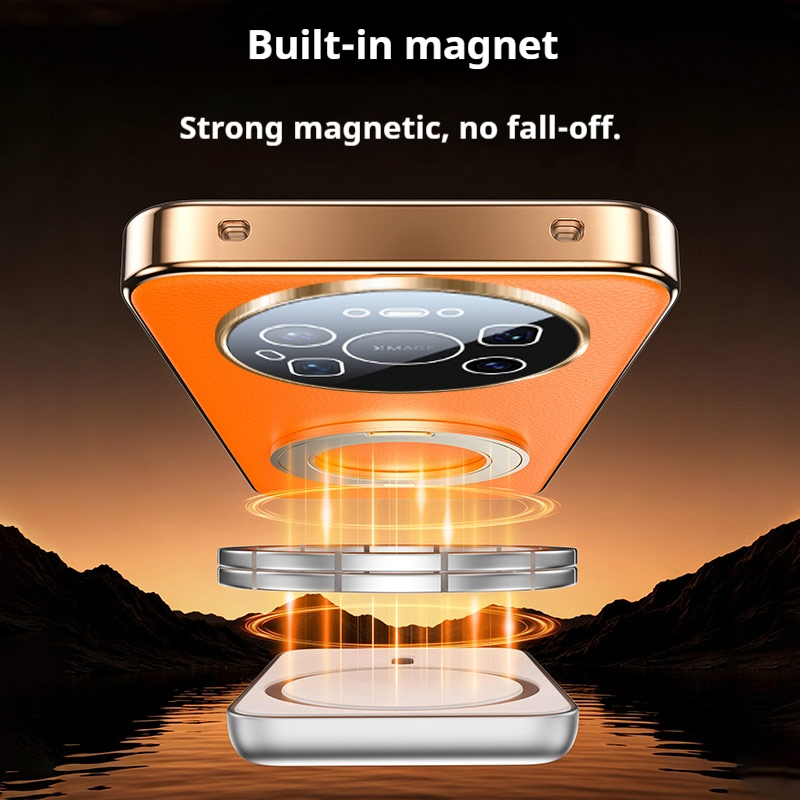 Luxury Leather Magnetic Phone  - Huawei Mate 60 review and price