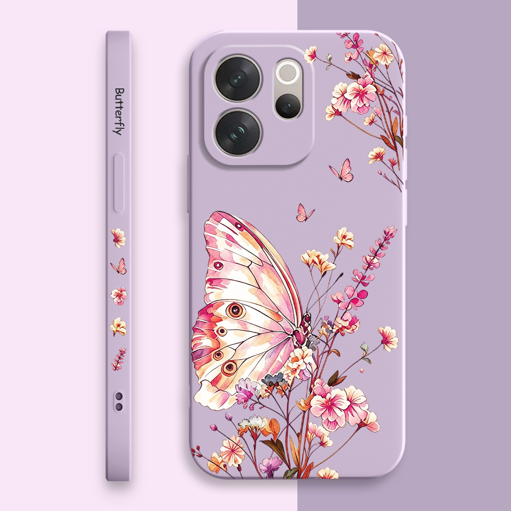Butterfly Sprig Phone Case For - Vivo V40 review and price