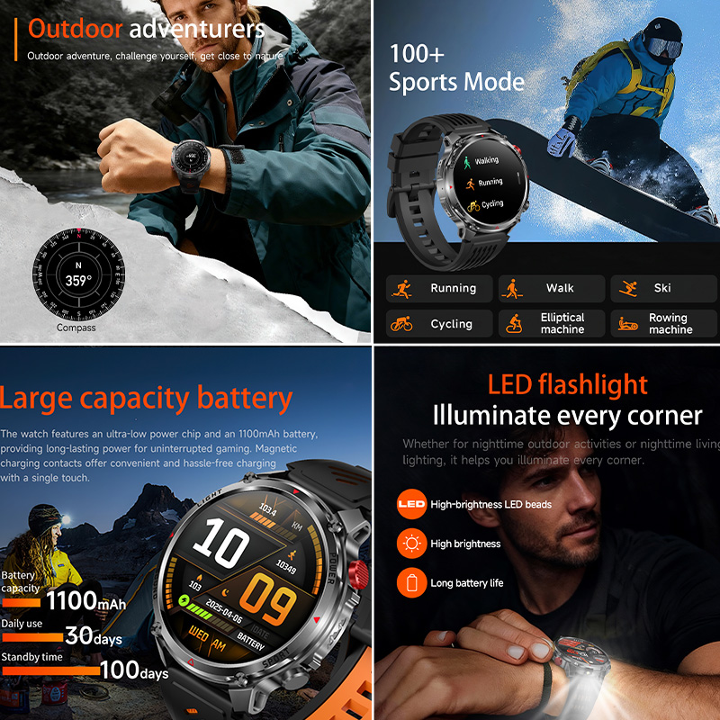 Wireless Calling Smart Watch I - Breath Rate Monitor review and price