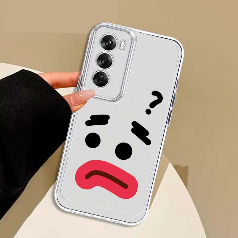 Cartoon cute emoji pattern Cas - Oppo A78 review and price
