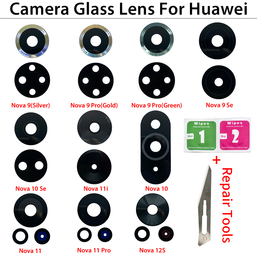 10 PCS Rear Back Camera Glass  - Huawei Nova 12 review and price