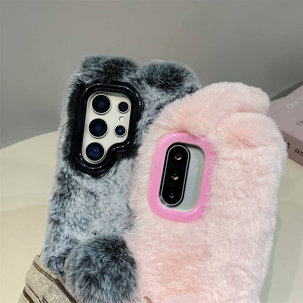 Cute Rabbit Ears Fluffy Stand  - Samsung Galaxy S24 review and price