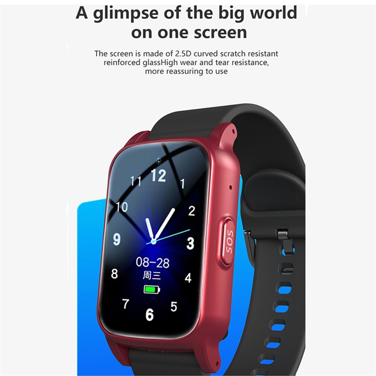 4G Elderly Smart Watch with GP - Fall Detection Watch review and price