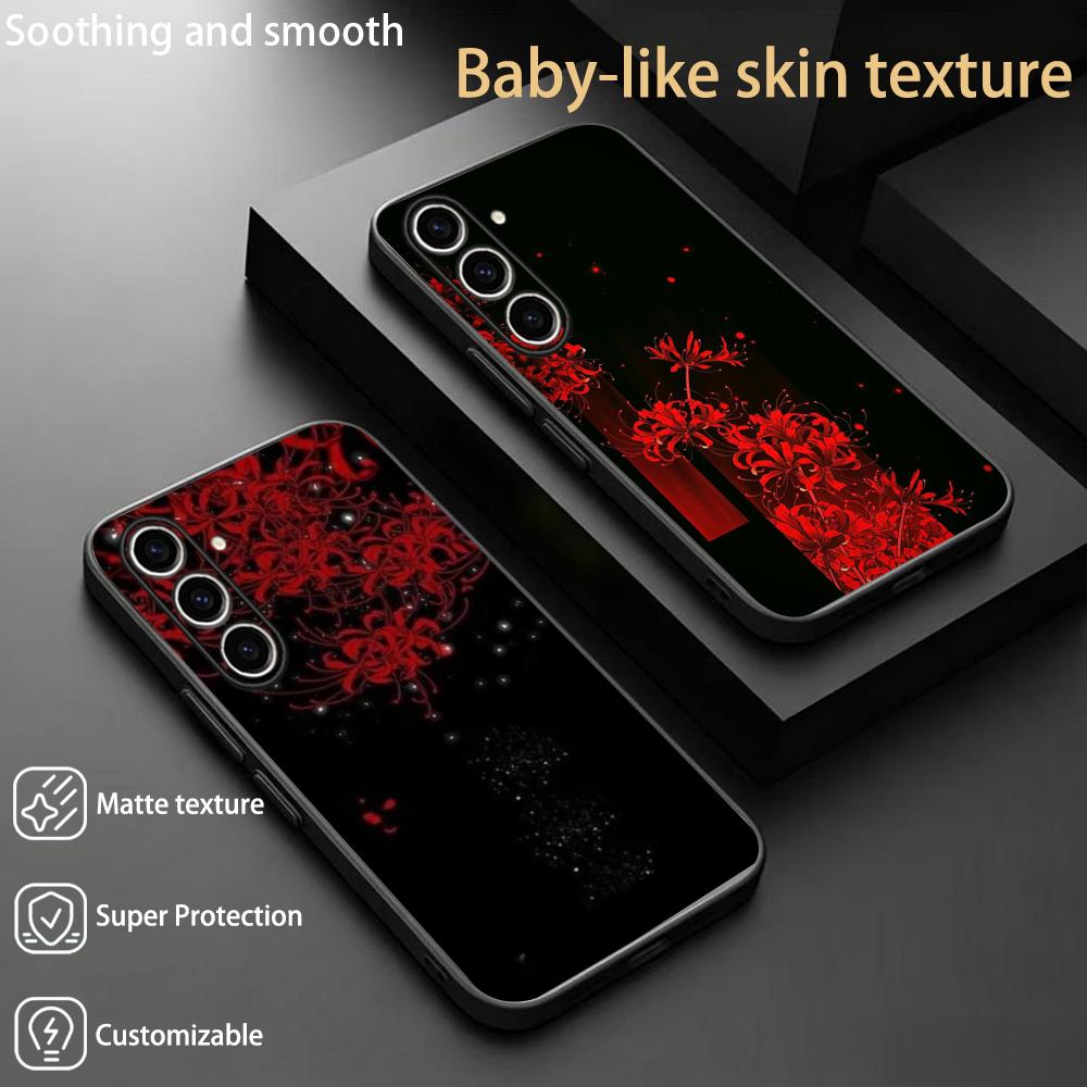 Red spider lily Japan art fash - Samsung Galaxy S24 review and price