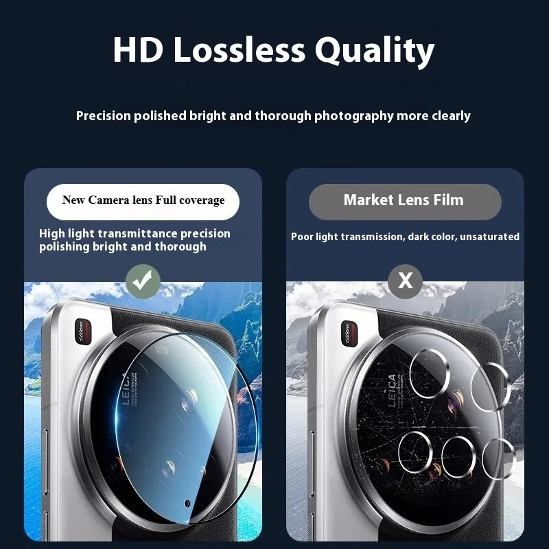 3Pcs Full Glue Camera Lens Tem - Vivo X200 review and price
