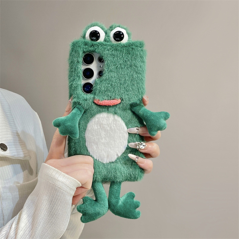 Plush Frog Phone Case, Cute Gr - Samsung Galaxy S24 review and price
